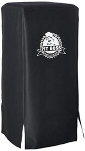 pit boss 73225 lp gas smoker cover, black