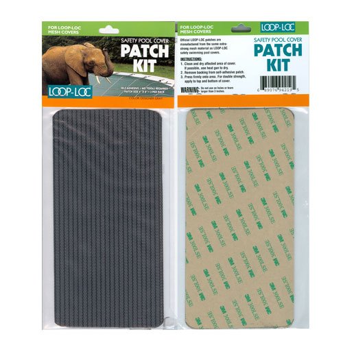 Loop-Loc Safety Cover Patch Kit - Gray Mesh