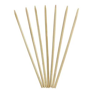 kingseal bamboo wood corn dog skewers, sticks, 8.75 inches, 5mm diameter, commercial bulk pack – 1000 count