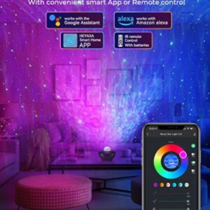 Galaxy Sky Star Projector LED Starry Night Light, Cool Planetarium Music Show Lamp with Bluetooth Speaker for Kids, Boys,Adults Bedroom Space and Home Ceiling Living Room Décor, Party