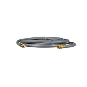 Dormont Quick Disconnect 20D-12QD Portable Outdoor Gas Appliance Connector, 3/8 in. OD Ft, 3/8 Inch ID Hose with 3/8 Inch Female NPT x 12 Feet