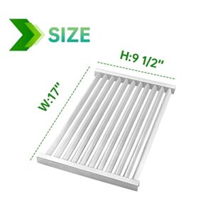 Folocy 17” Grill Grates Replacement for Charbroil Infrared 463242715, 463242716, 463276016, Nexgrill 720-0882A, 720-0882D, Walmart 555179228, BHG 720-0882, Commercial Series 463257520, Cooking Grids
