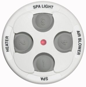 zodiac 7441 1-inch to 1-1/2-inch white 4 function spalink remote replacement for zodiac jandy aqualink rs control system, 100-feet