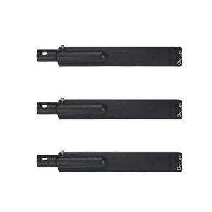 bbqstar 3-pack bbq gas grill burners 15-13/16 inches cast iron pipe burner replacements for nexgrill 720-0671, 720-0165, charbroil gas grill models