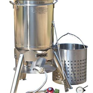 Bayou Classic 800-144 44 quart Boil and Brew, Stainless