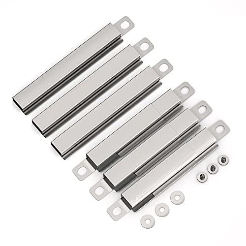 Dtong Universal Crossover Tubes,Replacement for Charbroil Advantage 463344116,463241113,463449914,Nexgrill 720-0830h and Others Most Grills Crossover. Adjust from 5in to 8in(3-Pack),6.18x2.4x2.13 in