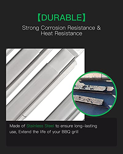 Dtong Universal Crossover Tubes,Replacement for Charbroil Advantage 463344116,463241113,463449914,Nexgrill 720-0830h and Others Most Grills Crossover. Adjust from 5in to 8in(3-Pack),6.18x2.4x2.13 in