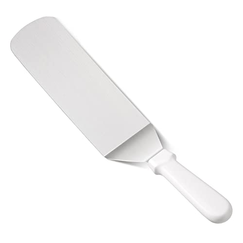 New Star Foodservice 36213 Plastic Handle Flexible Grill Turner/Spatula, 14.5-Inch, White