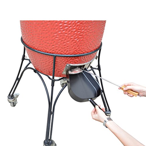 onlyfire 17 Inch BBQ Ash Tool Poker Charcoal Rake for Kamado/Ceramic Grill Likes Big Green Egg, Kamado Joe, Pit Boss, Louisiana, Grill Dome, Vision Grills, Char-Griller, etc