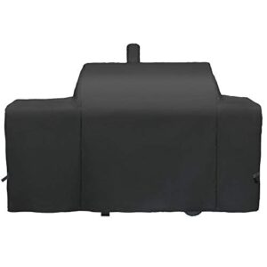 i cover grill cover for oklahoma joe’s longhorn combo charcoal gas smoker & grill cover heavy duty waterproof patio outdoor canvas barbeque bbq grill smoker cover