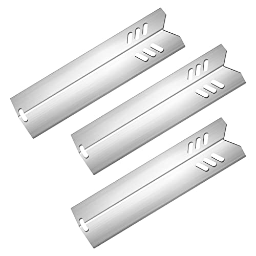 Clivimi Grill Heat Plates Shield for Backyard Grill BY14-101-001-05 BY16-101-002-06,Revoace Gas Grill GBC1690W GBC1705WV GBC1706W GBC1793W,Uniflame GBC1030WRS GBC1134W Stainless Steel Burner Cover 14"