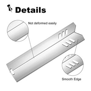 Clivimi Grill Heat Plates Shield for Backyard Grill BY14-101-001-05 BY16-101-002-06,Revoace Gas Grill GBC1690W GBC1705WV GBC1706W GBC1793W,Uniflame GBC1030WRS GBC1134W Stainless Steel Burner Cover 14"