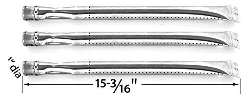 3 Pack Life@Home GSF2616JB, GSF2616JBN, GSF2616J & BBQ Grillware GSF2616, 41590 Gas Grill Replacement Stainless Steel Burner