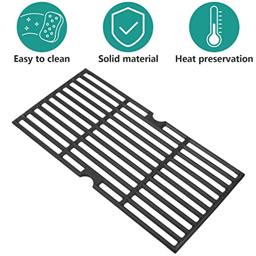 EasiBBQ Cast Iron Grill Grates for Charbroil 463633316 463672416 463642116 463250212 463672016 463672216, Cooking Grate for G460-0500-W1 G309-0019-W2 463631410 463251414 463672019 463672219 463645015