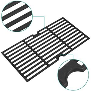 EasiBBQ Cast Iron Grill Grates for Charbroil 463633316 463672416 463642116 463250212 463672016 463672216, Cooking Grate for G460-0500-W1 G309-0019-W2 463631410 463251414 463672019 463672219 463645015