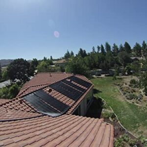 SolarPoolSupply Highest Performing Design - DIY Solar Pool Heater System Kit - 15-20 Year Life Expectancy (4-4x12 / 1.5" I.D. Header)