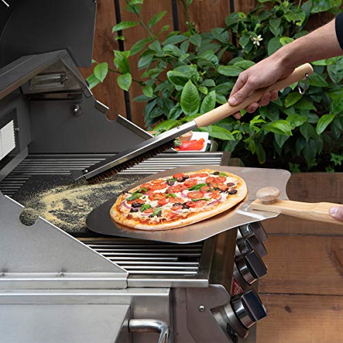 Pizzacraft Pizza Oven Accessories/Folding Peel & Stone Brush -