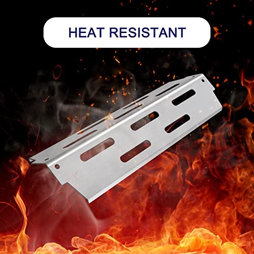 Secbinw Flavorizer Bars Applicable to Weber Genesis II 300 Series, ii 310, ii 330, ii S310, 66033, 66796, 66041, Gas Grill Stainless Steel Seasoning Stick Heat Deflector Barbecue Accessories (3+5)