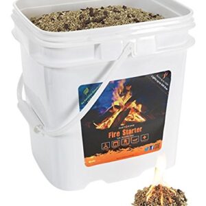 Insta-Fire Eco-Friendly Granulated Bulk Fire Starter, 2-Gallon Bucket