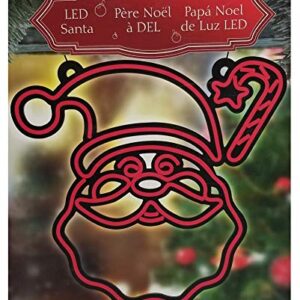 Wisely Indoor LED Neon Santa Window Decoration