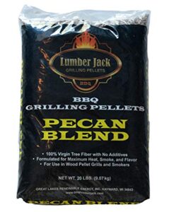 lumber jack pecan blend bbq grilling pellets – 20 lbs.