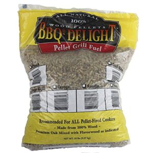 BBQR's PEL-Sug Delight Sugar Maple Flavor BBQ Wood Pellets Grill Fuel with 20 Lb Bag All Natural