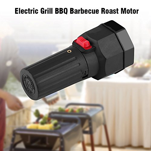 Zerodis Barbecue Motor 1.5V Battery Operated Black Electric BBQ Grill Motor Roast Bracket Accessory