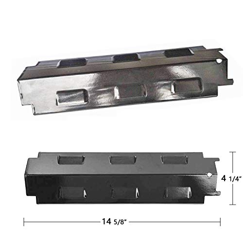 Hongso Grill Grates and Heat Plates Replacement for Gas Grill Charbroil 463230515 463239915 463235513 463235214 463234513 463234512 5 Burner Grills