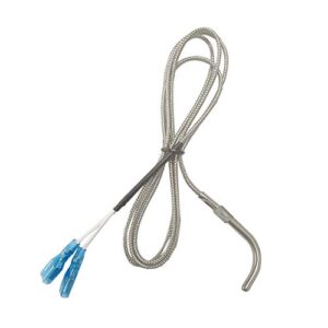 replacement rtd temperature sensor probe, compatible with louisiana pellet grill& country smoker grills, replace part 50151