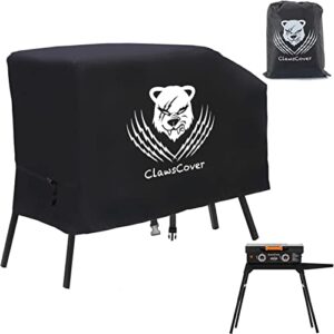 grills covers waterproof outdoor fit for blackstone 17 inch 22 inch griddles covers with hood and stand,dustproof tearproof fadeless bbq gas cover,windproof buckle straps,storage bag