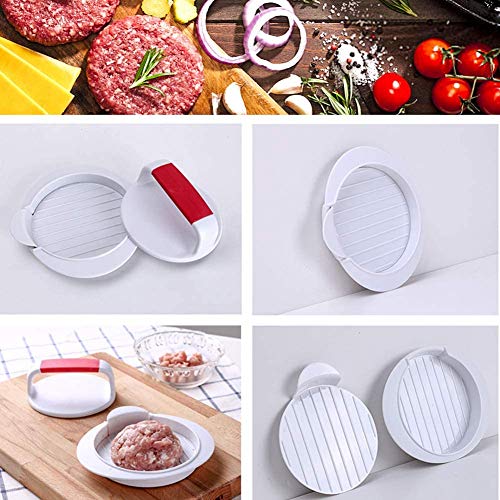 ANEUHS Burger Press Hamburger Press Patty Maker Mold Perfectly Sized 4 5/8? Burger Mold Rings Easy Release Hamburger Patty Press for BBQ Grill Accessories