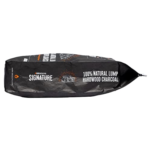 BBQGuys Signature 40 Lb. Natural Lump Hardwood Charcoal - Two 20 Lb. Bags