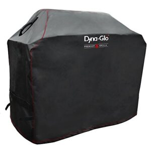 dyna glo dg500c premium grill cover, black, large