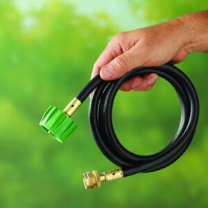 Weber Adapter Hose for Weber Q-Series and Gas Go-Anywhere Grills, 6-Feet , Black