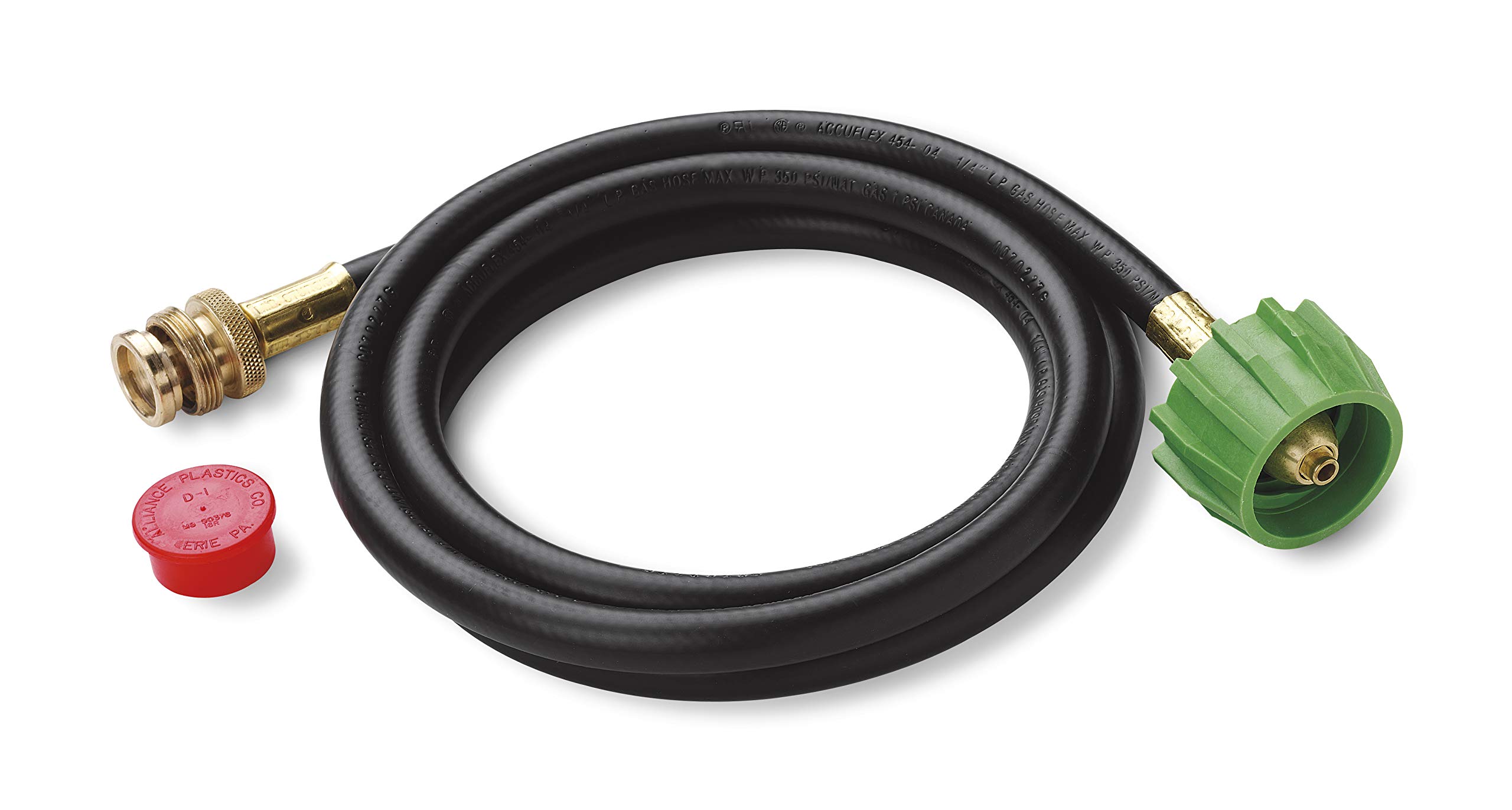 Weber Adapter Hose for Weber Q-Series and Gas Go-Anywhere Grills, 6-Feet , Black