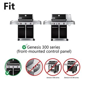 Flavorizer Bars Replacements 17.5 inch for Weber Genesis, Weber Genesis Parts for Weber Genesis 300 Grill Parts(2011-2016), Genesis E/EP-310, 320, 330, Genesis S-310, 330 (with Front Control Knobs)