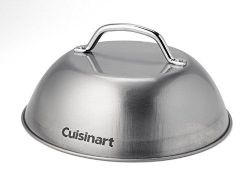 Cuisinart CGG-750 Portable, Venture Gas Grill, Red & CMD-108 Melting Dome, 9",Stainless steel