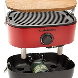 Cuisinart CGG-750 Portable, Venture Gas Grill, Red & CMD-108 Melting Dome, 9",Stainless steel