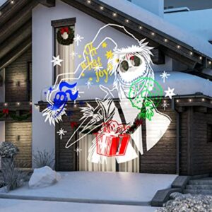 Holiday Accents Gemmy Nightmare Before Christmas Jack Skellington Lightshow Projector Christmas Indoor/Outdoor Decoration, Multicolor (1624)