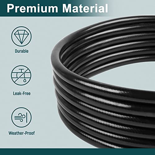 GASPRO 20ft RV Propane Quick Connect Hose - Low Pressure Extension Hose with 1/4" Disconnect Fittings - Ideal for Gas Grills, Griddles, Stoves, Fire Pits