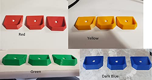 Ooni Uuni Pizza Oven Table Mounts 3 Pack (3D printed Ooni Shoes) DOES NOT FIT KARU 16 (Black)