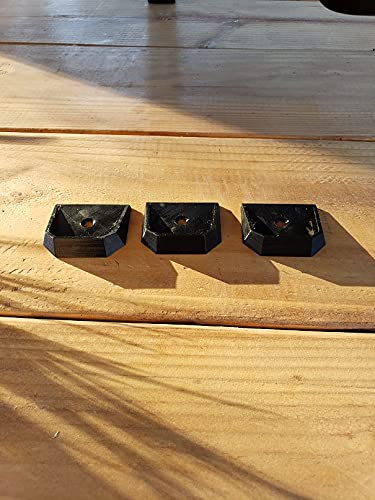 Ooni Uuni Pizza Oven Table Mounts 3 Pack (3D printed Ooni Shoes) DOES NOT FIT KARU 16 (Black)