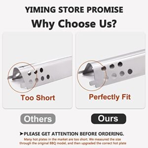 Yiming Grill Replacement Parts for Charbroil Performance 5 Burner 463347519, Charbroil 463347017, 463335517, 463276517, 463244819 Grill Models, Heat Plates, Burners, Carryover Tubes Replacement.