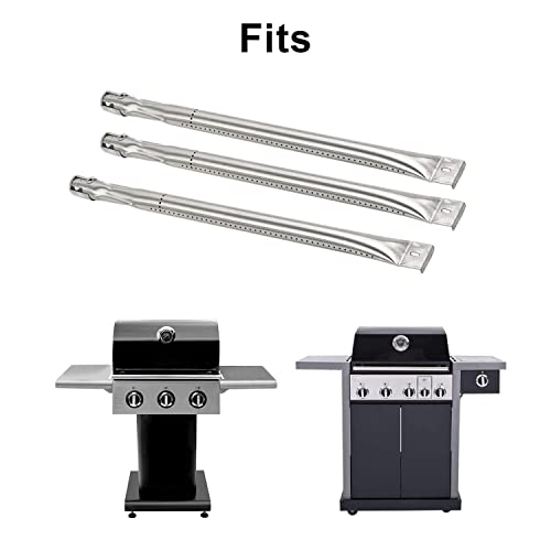 S1620A (4-Pack) 18 Inch Stainless Steel Burner Replacement for Kenmore Gas Grill Model 146.23674310 146.23675310 640-05057350-0 640-05057351-8, Outdoor Gourmet FSODBG1200 FSODBG1202 FSODBG1204