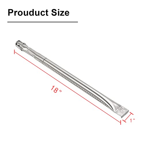 S1620A (4-Pack) 18 Inch Stainless Steel Burner Replacement for Kenmore Gas Grill Model 146.23674310 146.23675310 640-05057350-0 640-05057351-8, Outdoor Gourmet FSODBG1200 FSODBG1202 FSODBG1204