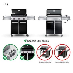 DcYourHome 7528 Cooking Grates for Weber Genesis E and S Series 300 E310 E320 S310 S320 Gas Grills, 304 Stainless Steel Grid 2 Pack for Pit Boss PB700 Series Grates 19.5 x 12.9 x 0.6