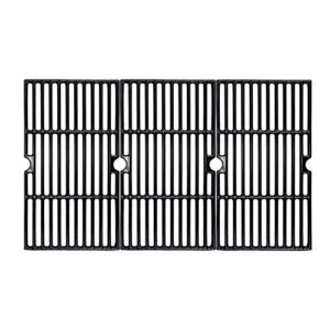 BBQMall 16 7/8" Porcelain Enameled Cast Iron Grill Cooking Grates for Charbroil 463440109, 463432215, 463436213, 463436215, 463420508, 463420509 463420511 463461613 Gas Grills Grates Replacement Parts