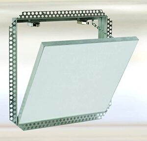 ff systems | system f2 df – access panel | fixed hinge | touch latches | 1/2″ drywall inlay (8″ x 8″)