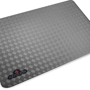 Napoleon BBQ Grill Mat - BBQ Grill Accessory, Safety Product, Non-Slip, Diamond Plate Pattern, Grey, Stylish, Protect your Decking, Fits BBQ Grills Prestige PRO 500 Size and Smaller