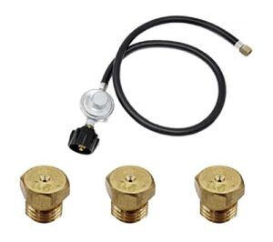 appliancedude propane conversion kit fit for weber genesis or genesis ii (from natural gas to propane)